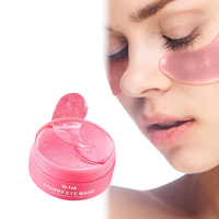 Masque pour les yeux étoilé personnalisé à l'extrait de rose et à l'acide hyaluronique, anti-rides, réducteur de cernes, hydratant, patchs pour le contour des yeux