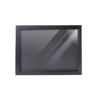 Cadre photo rectangulaire moderne personnalisé en bois, veilleuse LED 3D à illusion de cristal, décoration de chambre et de salon, alimentation USB, lumière chaude