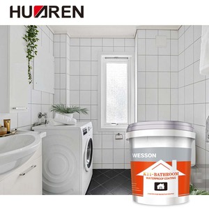 Sơn phủ polyurethane acrylic Huaren 1K, chất lỏng chống thấm cho phòng tắm, màng chống thấm cho tường và bê tông - Product Image 2