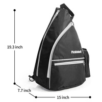Sac à dos de sport pour pickleball de grande capacité de qualité supérieure, personnalisé, noir, imperméable, pour hommes