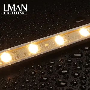 بولي كلوريد الفينيل أدى مرنة الجدار غسالة ضوء خطي الأعلى بيند SMD3030 24LEDS/M 16 الوزن/متر IP67 إضاءة مقاومة للماء ضوء النيون