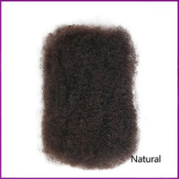 Cheveux 100% humains Afro Kinky Curly en vrac, pré-étirés, doux, naturels, pour tresses au crochet, extensions capillaires en gros
