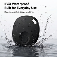 Etiqueta Inteligente de Seguimiento de Objetos de Plástico, Resistente al Agua IP6X, Localizador para Android, Funciona con Google Find Hub para Llaves, Bolsos y Equipaje