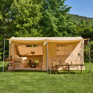 Tentes de camping d'extérieur, maison, épaisses, luxe, protection contre le soleil et la pluie, Woolf 12 m², glamping, tente de camping gonflable à vendre - Product Image 1