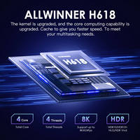 Smart TV Box Android 14 RK3518 Android 14.0 2GB+16GB 2.4G/5GHz WIFI Reproductor Multimedia 4K