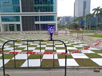 Signalisation de sécurité routière et de chantier, réflecteur œil de chat, signalisation GPS, feux de signalisation directionnels à LED solaires clignotants