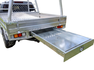 <span class=keywords><strong>Plateau</strong></span> de camionnette en alliage d'aluminium de qualité supérieure et auvent amovible - Boîte de rangement pour outils étanche à l'eau et à la poussière - Product Image 3