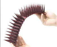 Dispositif de dissuasion anti-oiseaux anti-chat en gros 30cm bandes de pointes de clôture en plastique pour ferme et pelouse