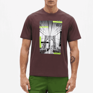เสื้อยืดคอกลมแขนสั้นผู้ชาย ผ้าฝ้าย 100% จากโรงงานโดยตรง ขายส่งจำนวนมาก รับพิมพ์ลายดิจิตอล ปัก สกรีนโลโก้ แบรนด์ตามสั่ง สีพื้น - Product Image 6