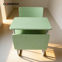 Fournisseur unique de mobilier scolaire - Bureau et chaise individuels à hauteur fixe - Utilisation à domicile, au bureau et dans le salon - Métal