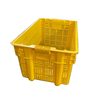 <span class=keywords><strong>Caisse</strong></span> en plastique empilable à Logo personnalisé, 600X400X315, boîtes à fruits, en plastique, avec couleurs meuble - Product Image 2