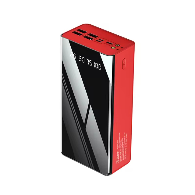 50000mAh High Capacity Mobile Phone Power Bank LED 2.1A Fast Charging Li-Polymer Battery PVC Material