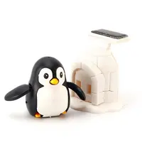 Robot Solar STEM Penguin para niños, juguetes educativos