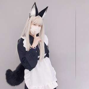 E0071 Cosplay Fuchs & Wolf Haarband Plüsch Tierohren Kopfschmuck KC Accessoire für Anime Conventions & Performance Requisiten - Product Image 5