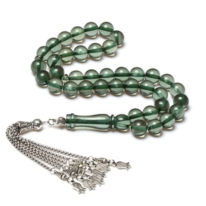 Rosario de Resina Color Ámbar de 10mm, 39 Piezas, Joyería Islámica, <span class=keywords><strong>Tasbih</strong></span> Musulmán, <span class=keywords><strong>Tawaf</strong></span>, Tesbih Turco, Misbaha, Cuentas de Oración - Product Image 2