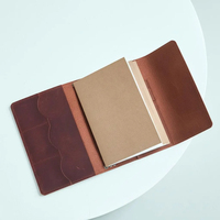Couverture de carnet en cuir PU gravée, reliée, rechargeable A5/A4, couleur et logo personnalisés, cadeau avec pages intérieures personnalisables pour la promotion
