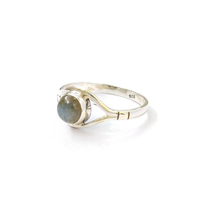 Bague en argent sterling 925 avec pierre précieuse labradorite, réglable, collection artisanale, bagues fines, bijoux en argent, prix de gros - Product Image 4