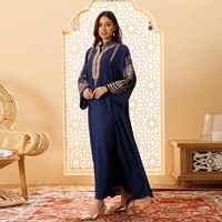 Abaya tendance du Moyen-Orient, robe musulmane pour femmes, robe brodée, robe islamique, kaftan marocain, jalabiya arabe