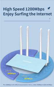 Routeur sans fil Gigabit COMFAST OpenWRT 1200 Mbps avec pare-feu, USB, PoE, applications d'entreprise 4G, WPS, cryptage, 4 antennes C - Product Image 5