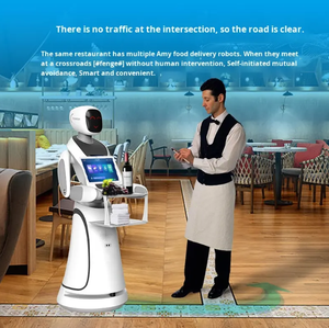 Technologie de restaurant du futur 2026, serveur <span class=keywords><strong>robot</strong></span> humanoïde, <span class=keywords><strong>robot</strong></span> de livraison de nourriture pour restaurant - Product Image 6