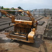 Machine à fabriquer des blocs LONTA QM4-45 de 4, 5, 6 et 8 pouces, moule pour blocs de pavés creux emboîtables, machine à fabriquer des blocs de ciment et de béton