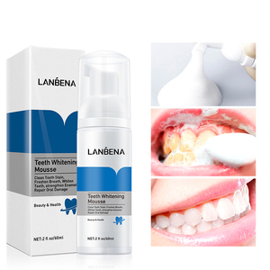 Accessoires de blanchiment dentaire multi-usages en marque blanche, livraison gratuite, mousse nettoyante pour les dents, éliminateur de taches, mousse blanchissante - Product Image 2