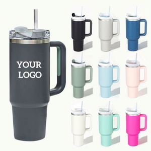 Gobelet isotherme en acier inoxydable à double paroi de 40 oz avec poignée pour une isolation thermique de 6 à 12 heures, tasse de voyage réutilisable pour café et eau - Product Image 2