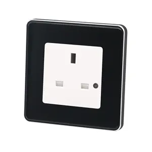 Metal Frame Zigbee Outlets High Quality Switch WiFi Socket Wall Smart Plug Socket UK