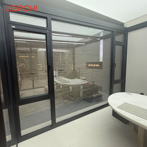 Fenêtres et portes en aluminium à rupture de pont thermique DERCHI avec verre feuilleté, résistantes aux ouragans, insonorisées, fenêtres panoramiques sur mesure - Product Image 5