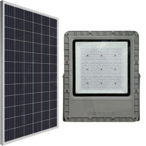 <span class=keywords><strong>Projecteur</strong></span> <span class=keywords><strong>solaire</strong></span> LED 1000W avec support, série C01C, rectangulaire, gris, en aluminium léger, avec carte PCB en verre, alimentation isolée - Product Image 1