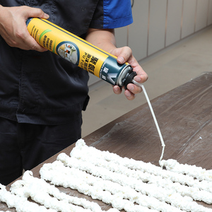 Espuma de <span class=keywords><strong>Poliuretano</strong></span> PU de Alta <span class=keywords><strong>Densidad</strong></span> y Baja Expansión, Insonorizante e Impermeable para Ventanas y Marcos de Puertas - Product Image 5