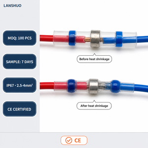 <span class=keywords><strong>Limex</strong></span> SST-S61 Série – Bornier de sertissage thermorétractable étanche IP67 pour usage industriel, avec anneau de soudure en étain pour câblage - Product Image 1