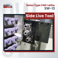 Torno CNC Suizo con Sistema de Control LNC para una Programación Fácil y Estable