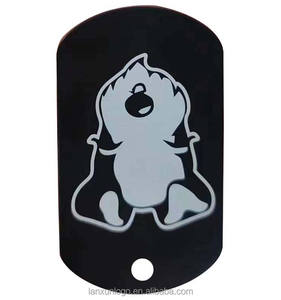 Étiquette d'identification pour chien et étiquette à bagages double face LANXUN LX2535, couleur personnalisée, métal oxydé rouge, estampage en aluminium, Nouvel An, Fête nationale, <span class=keywords><strong>Prière</strong></span> - Product Image 5