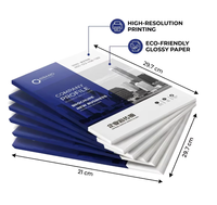 Service d'impression de catalogues et de livres sur papier couché brillant, avec logo personnalisé, impression offset CMJN couleur, reliure parfaite, haute qualité