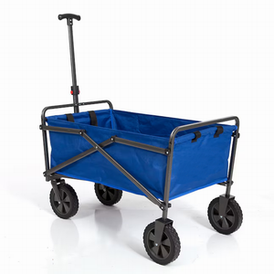 <span class=keywords><strong>Chariot</strong></span> <span class=keywords><strong>de</strong></span> <span class=keywords><strong>plage</strong></span> <span class=keywords><strong>pliable</strong></span> portable d'extérieur avec roues - Product Image 1