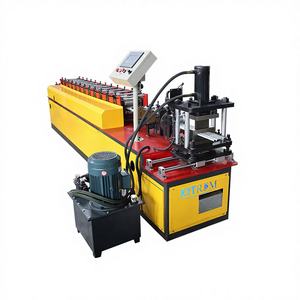 Machine <span class=keywords><strong>de</strong></span> formage à rouleaux automatique personnalisée pour portes <span class=keywords><strong>de</strong></span> garage et volets roulants avec moteur à <span class=keywords><strong>inverseur</strong></span> 4KW, pompe, acier galvanisé - Product Image 2