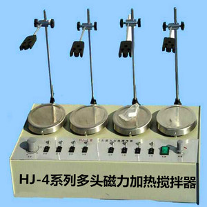 เครื่องกวนสารแม่เหล็กดิจิตอลแบบสี่หัว รุ่น Hj-4a พร้อมระบบทำความร้อน สำหรับใช้ในห้องปฏิบัติการเคมี - Product Image 3