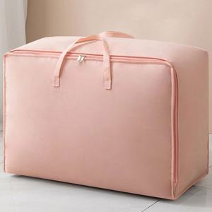 Wholesale <b>Heavy</b> Duty Large Size Quilt <b>Blanket</b> Storage Bag Wardrobe Clothes Dust Proof Fabric with Sewing Technics - Product Image 2