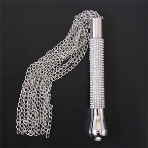 Adult Fetish SM Sex Toy BDSM <span class=keywords><strong>Metal</strong></span> Whip and Flogger Paddles pour couples - Product Image 6