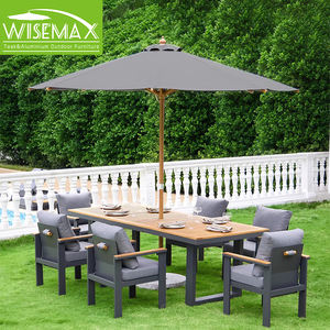 WISEMAX mobilya Modern açık güneşlik şemsiye alüminyum çerçeve su geçirmez kumaş şemsiye havuz kenarı plaj için mermer tabanı ile - Product Image 5