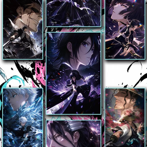 Cartes de collection d'art anime Baiye <span class=keywords><strong>Bleach</strong></span> <span class=keywords><strong>Thousand</strong></span> <span class=keywords><strong>Year</strong></span> <span class=keywords><strong>Blood</strong></span> <span class=keywords><strong>War</strong></span> Kurosaki Ichigo, cartes en papier Shikishi pour les fans - Product Image 4