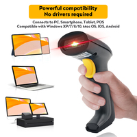 Escáner de Códigos de Barras Inalámbrico JR 815WB 1D 2D para USB, Económico, Personalizable, en Stock, Escáner de Códigos QR para Logística