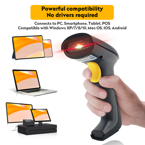 Lecteur de codes-barres <span class=keywords><strong>USB</strong></span> sans fil JR 1D 2D, vente chaude, pas cher, personnalisé, en stock, <span class=keywords><strong>scanner</strong></span> logistique Android - Product Image 2