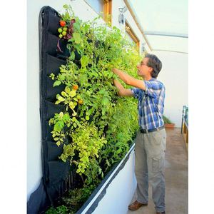 Système hydroponique vertical de jardinage en tour extérieur en fibres végétales écologiques avec logo personnalisé - Product Image 2
