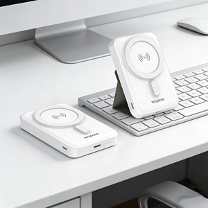 Batería <span class=keywords><strong>Externa</strong></span> Magnética Inalámbrica de 10000mAh con Carga Rápida de 15W y Alta Capacidad para Dispositivos Móviles - Product Image 1
