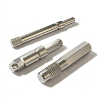 Composants de brosse à dents électrique à micro-moteur à arbre hélicoïdal en acier inoxydable sur mesure, pièces CNC de précision à rotation haute vitesse