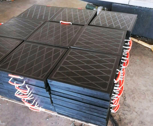 Подушка опоры крана из СВМПЭ на 80 тонн с ручкой, ударопрочная, для опорных стоек крана - Product Image 5