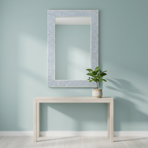 Customized Good Quality Luxurious Handcrafted 100% Natural Wood Bone Inlay Modern Stylish <b>Wall</b> <b>Mirror</b> Frame for Decoration India - Product Image 3