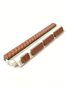 En gros, Ensemble de Mahjong américain en acrylique sculpté pliable <span class=keywords><strong>à</strong></span> 4 couches, 160 tuiles, pour le jeu d'échecs et de dames chinoises - Product Image 4